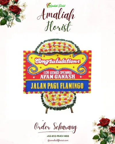 Bunga Papan Congratulation di Taman Sari